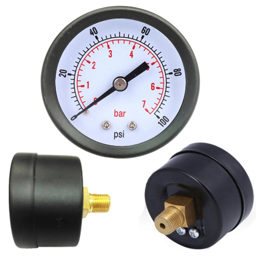 ASCORP Commercial Air Compressor Regulator Pressure Gauge