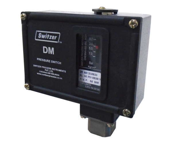 SWITZER Diaphragm Type Pressure Switch. Model : DM-601-B32-S1-3-A