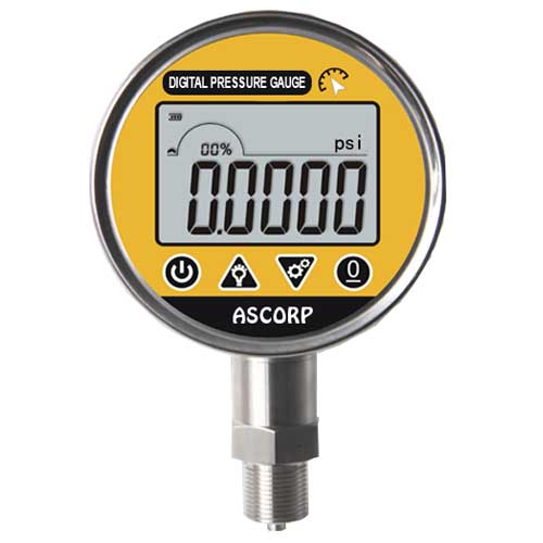 Digital Master Stainless Steel Pressure Gauge ASCORP -ASP-100G