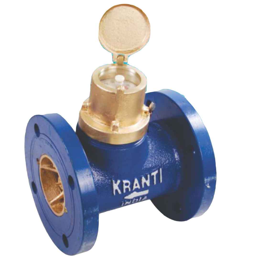 KRANTI Cold Water Flow Meter Flanged End Class A, ISI Marked